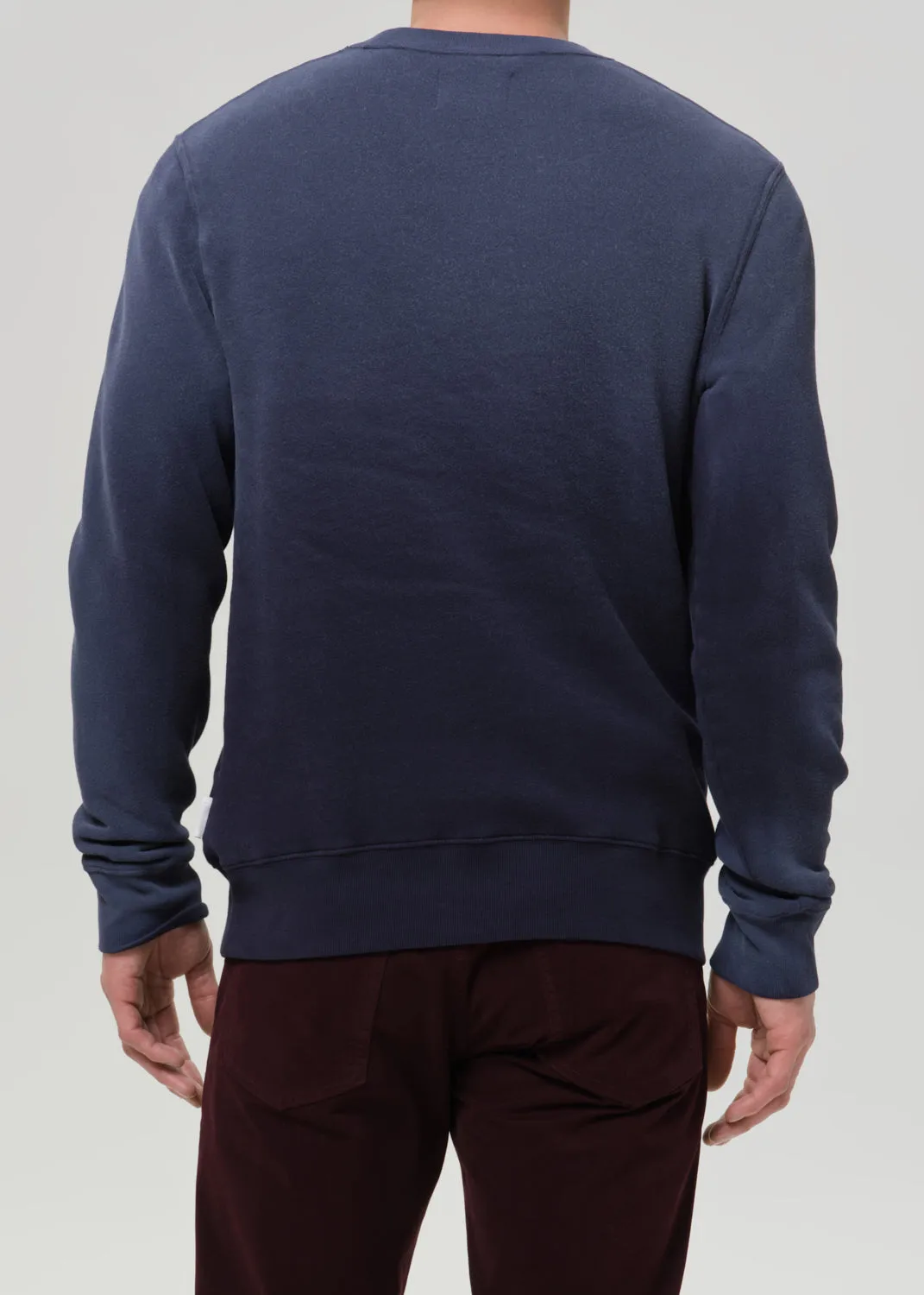 Vintage Crewneck Sweatshirt in Washed Marine sold by Citizens Of Humanity product image thumbnail 3