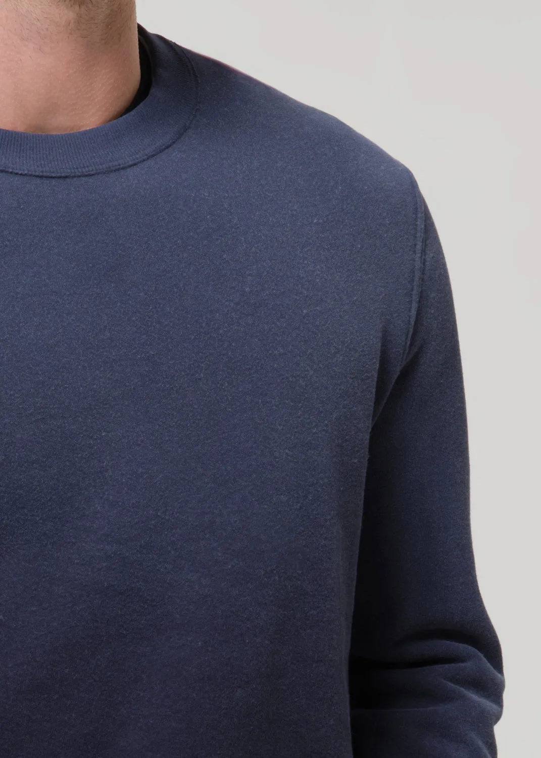 Vintage Crewneck Sweatshirt in Washed Marine sold by Citizens Of Humanity product image thumbnail 5