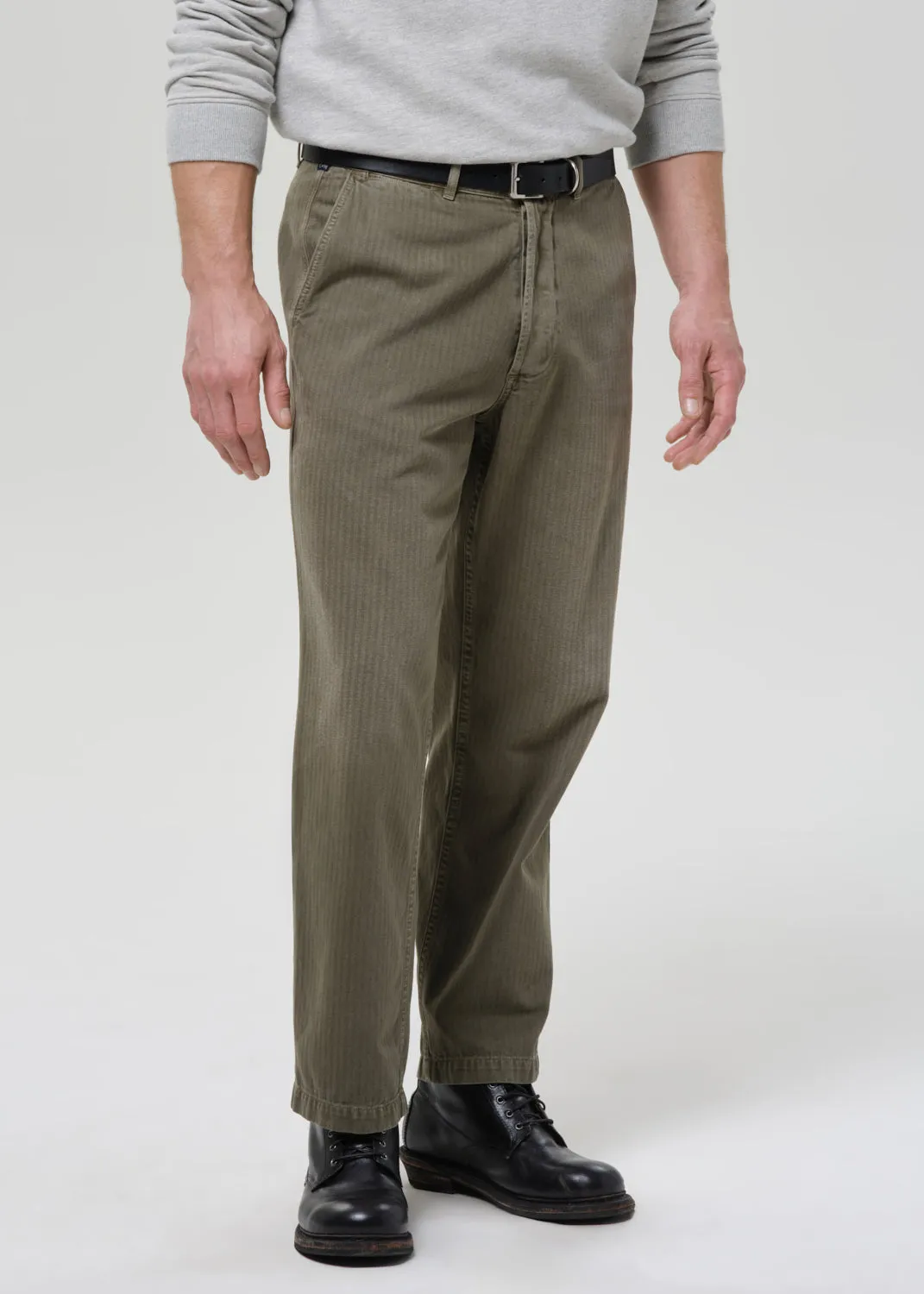 Belgian Chino in Dark Olive sold by Citizens Of Humanity product image thumbnail 5