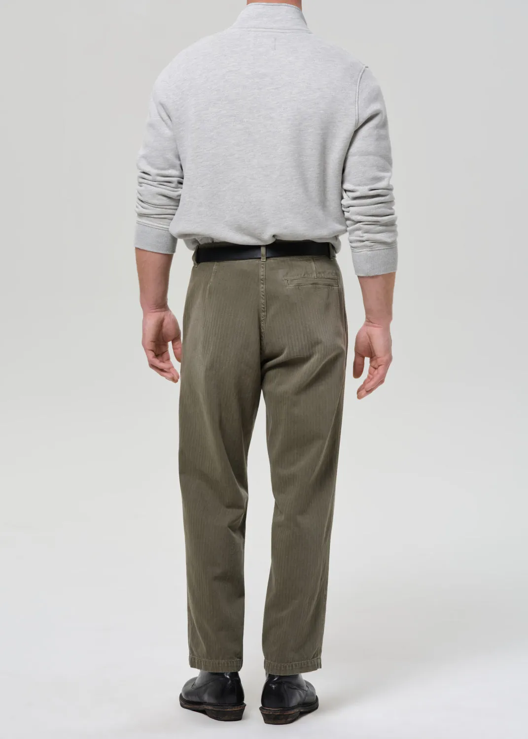 Belgian Chino in Dark Olive sold by Citizens Of Humanity product image thumbnail 3
