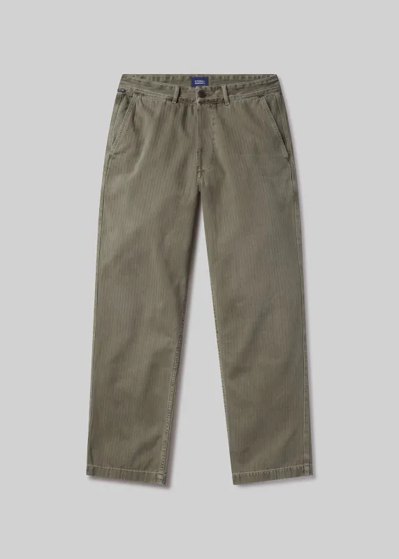 Belgian Chino in Dark Olive made by Citizens Of Humanity