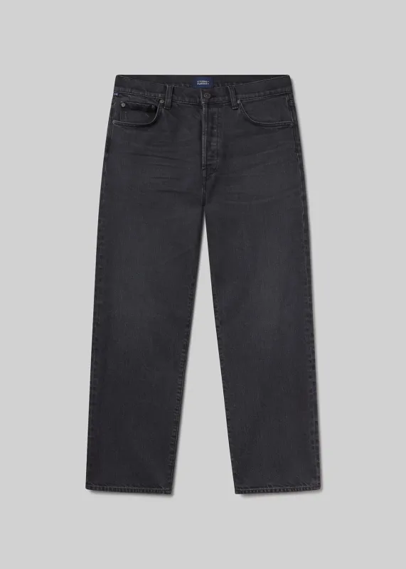Beau Straight Premium Vintage in Faded Black made by Citizens Of Humanity