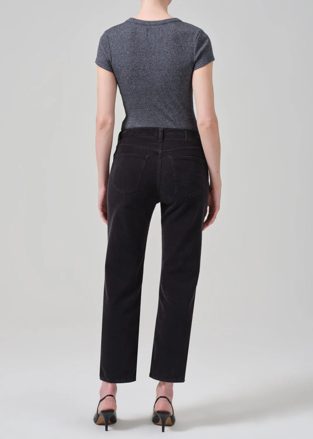 Zurie Ankle Corduroy in Cracked Pepper sold by Citizens Of Humanity product image thumbnail 2