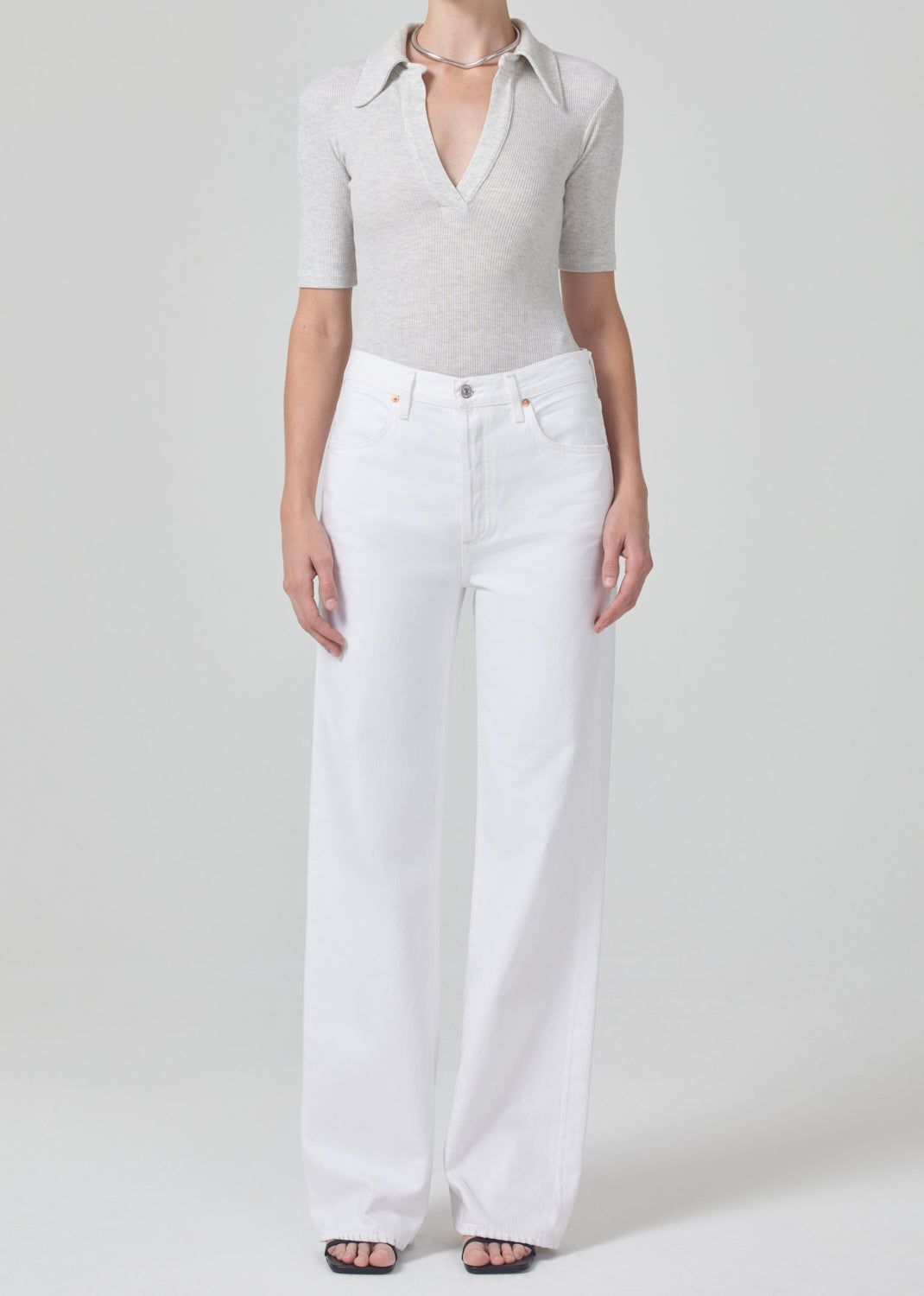 Liu Bodysuit in Heather Grey sold by Citizens Of Humanity product image thumbnail 5