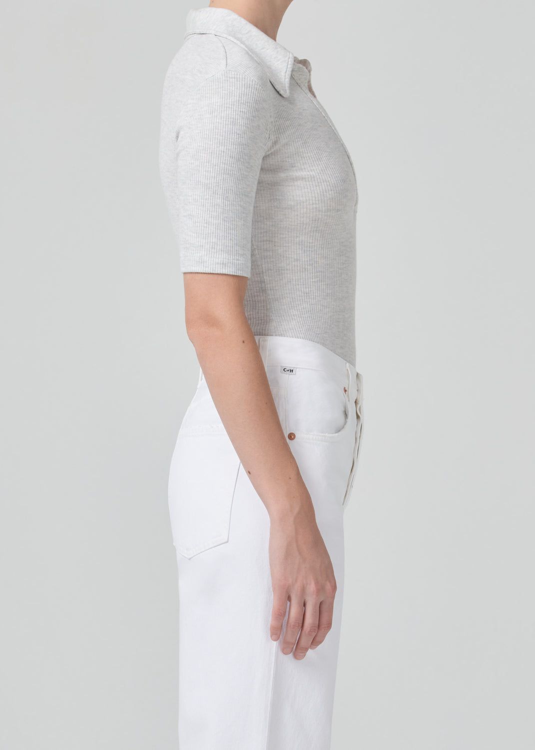 Liu Bodysuit in Heather Grey sold by Citizens Of Humanity product image thumbnail 3