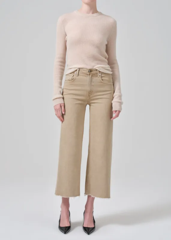 Lyra Wide Leg Crop in Porcini sold by Citizens Of Humanity