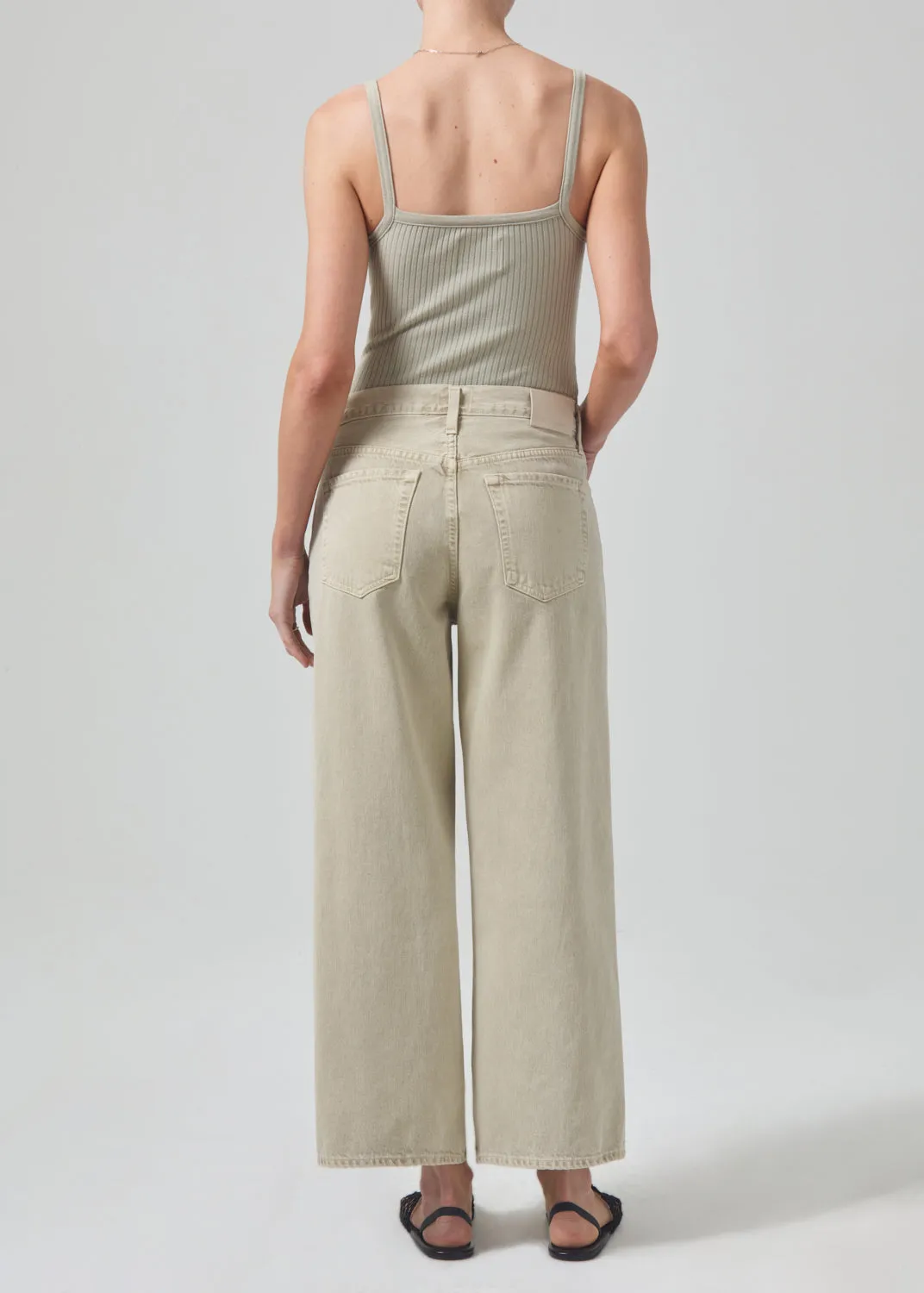Pina Low Rise Baggy Crop in Alfalfa sold by Citizens Of Humanity product image thumbnail 3