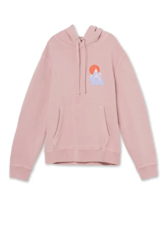 The Haas Brothers Aspen Adult Unisex Hoodie in Pink made by Citizens Of Humanity