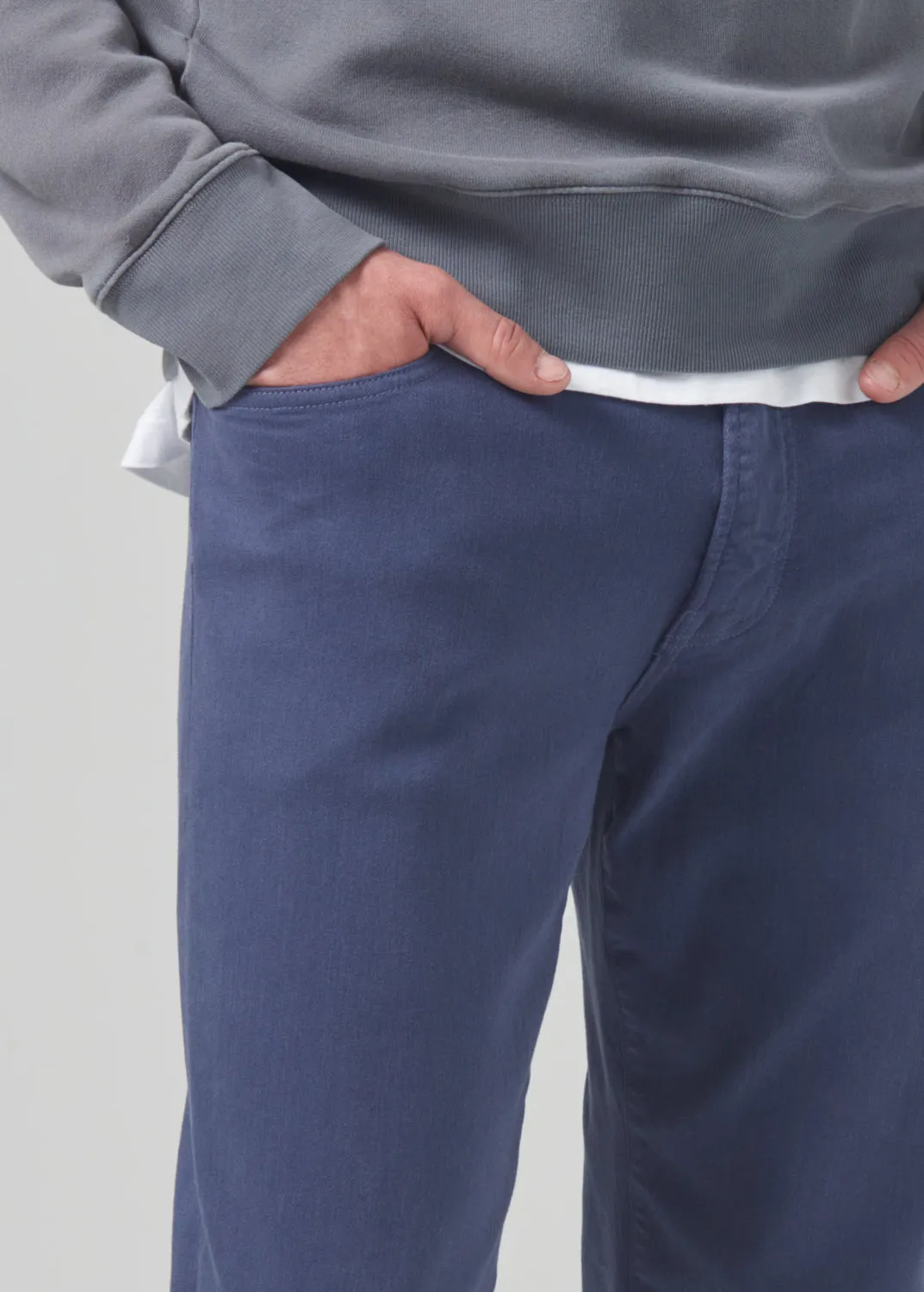 Adler Slim Soft Weft in Ocean sold by Citizens Of Humanity product image thumbnail 5