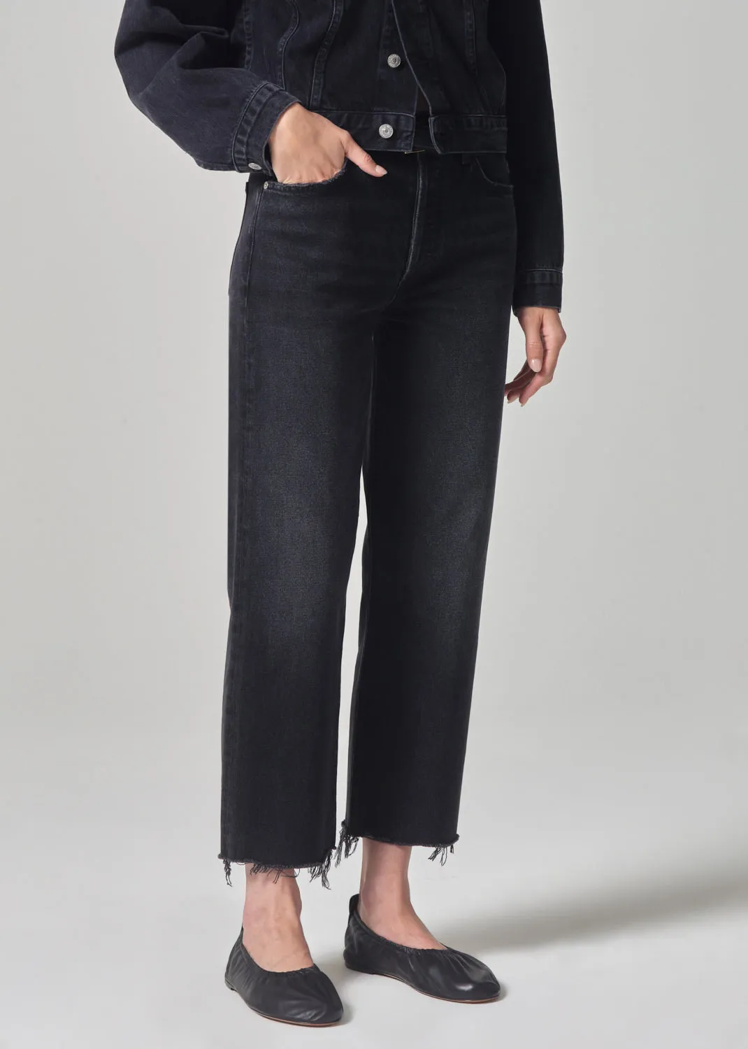 Florence Wide Straight in Stormy sold by Citizens Of Humanity product image thumbnail 4