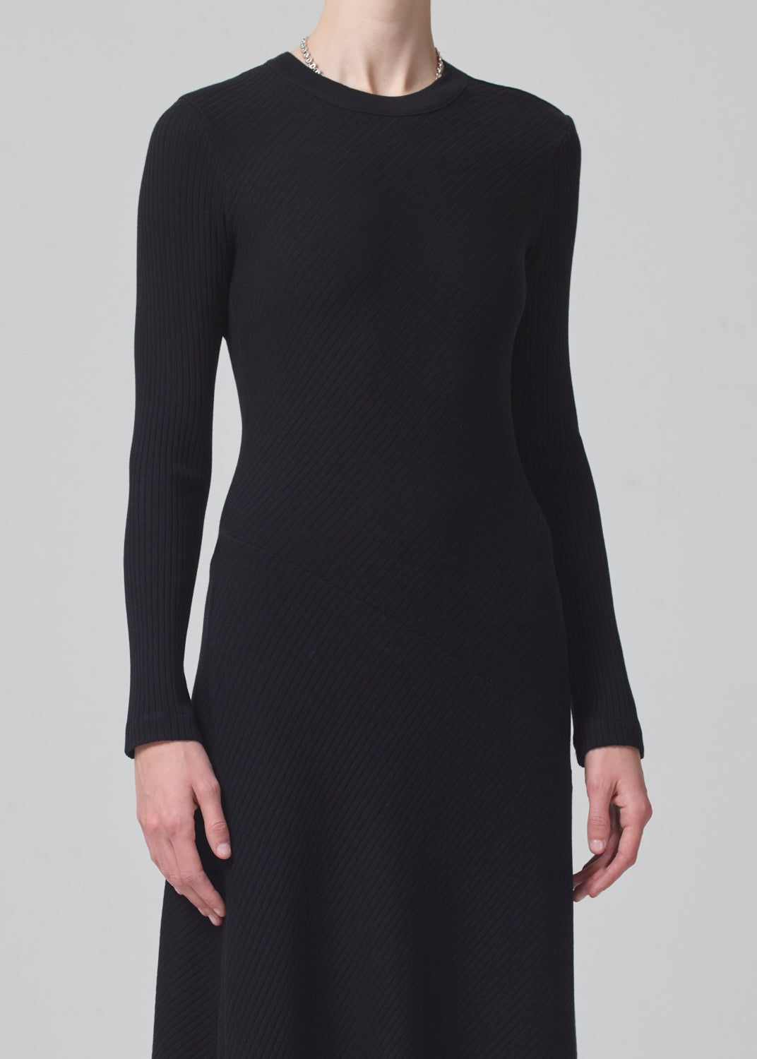 Tanya Long Sleeve Dress in Black sold by Citizens Of Humanity product image thumbnail 5