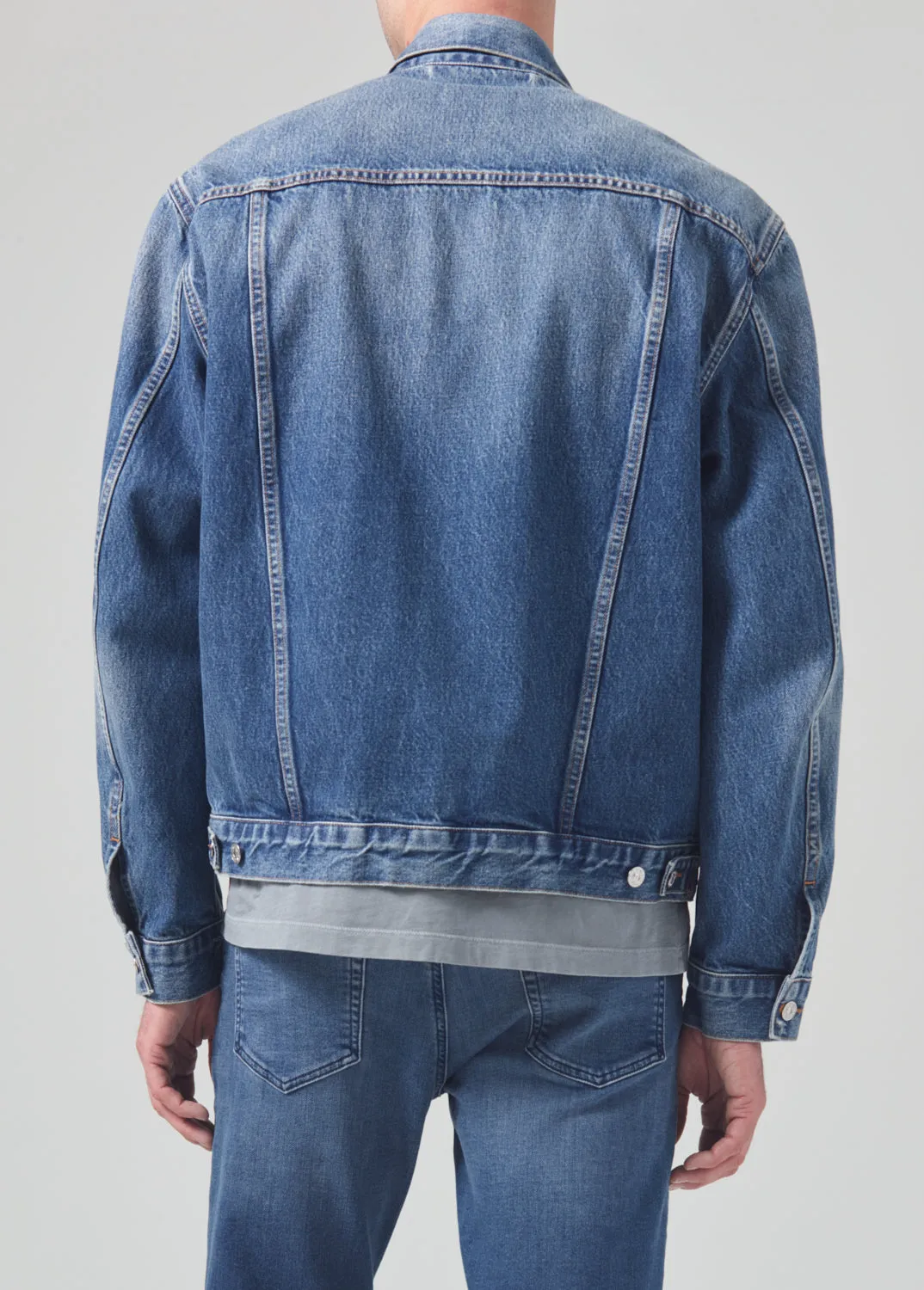 Bamford Denim Jacket in Siren sold by Citizens Of Humanity product image thumbnail 3