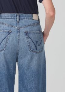 Maritzy Pleated Trouser - H Pocket in Mojo sold by Citizens Of Humanity