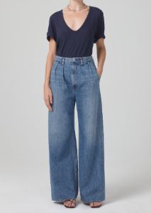 Maritzy Pleated Trouser - H Pocket in Mojo sold by Citizens Of Humanity