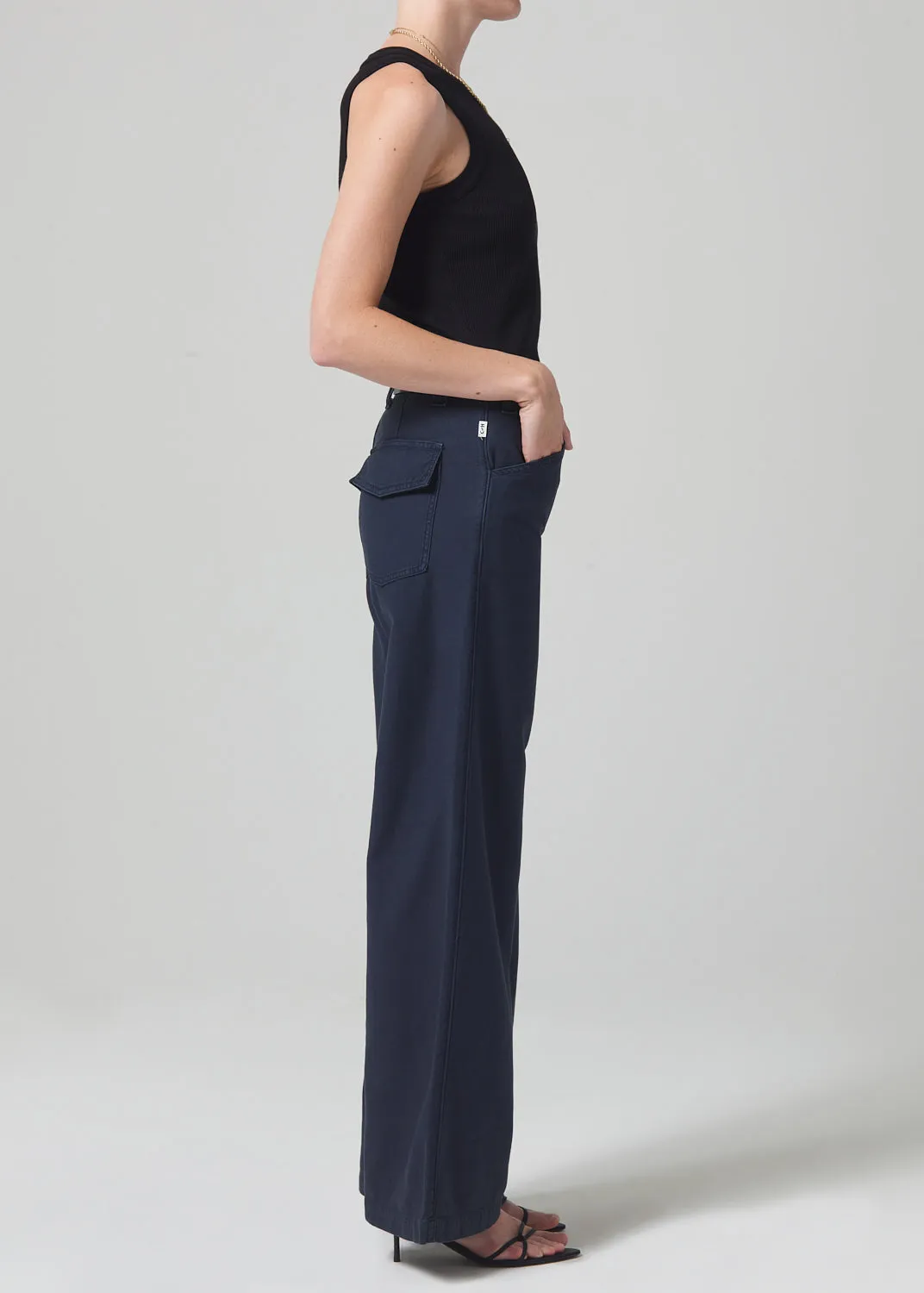 Paloma Utility Trouser in Washed Marine sold by Citizens Of Humanity product image thumbnail 3