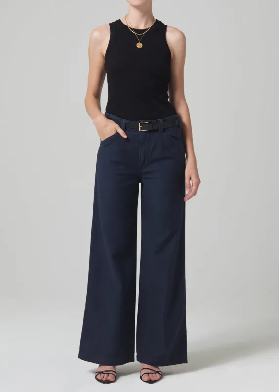 Paloma Utility Trouser in Washed Marine sold by Citizens Of Humanity
