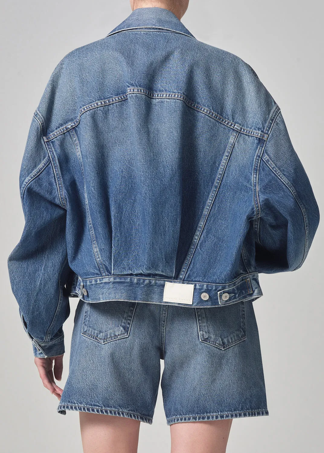 Quira Puff Denim Jacket in Santos sold by Citizens Of Humanity product image thumbnail 3