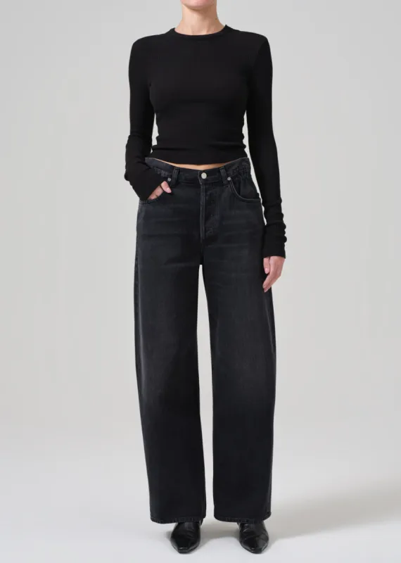 Gwendoline Scrunch Jean in Anthrocite sold by Citizens Of Humanity