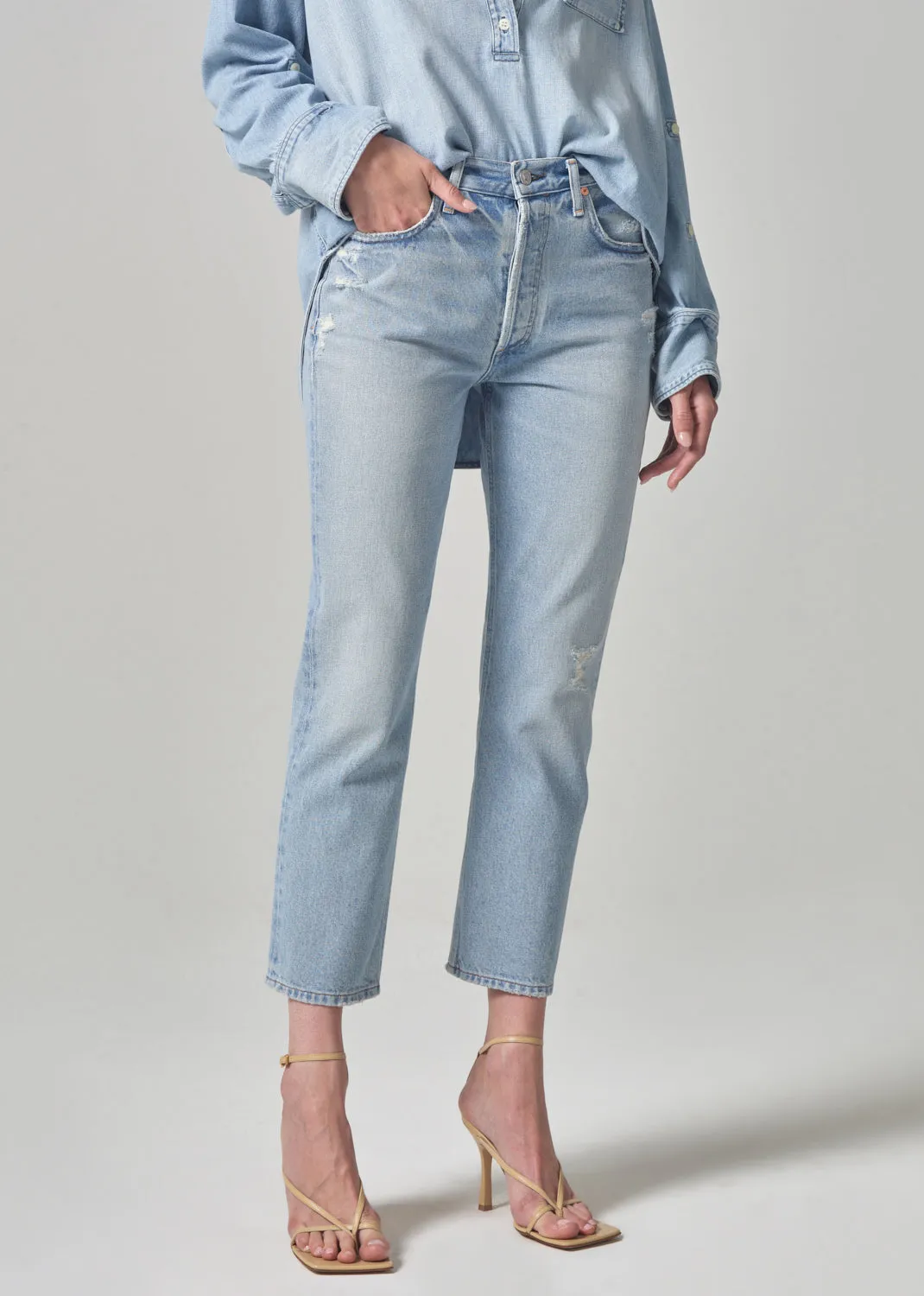 Charlotte High Rise Straight in Savahn sold by Citizens Of Humanity product image thumbnail 4