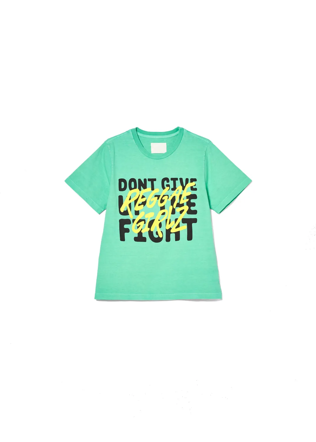Reggae Girlz Unisex Short Sleeve Tee in Green sold by Citizens Of Humanity