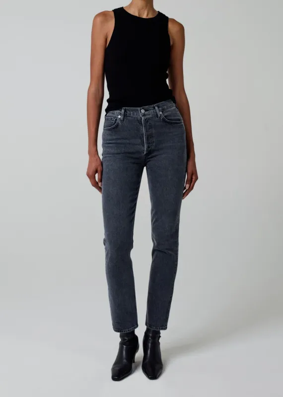 Charlotte High Rise Straight in Whisper sold by Citizens Of Humanity