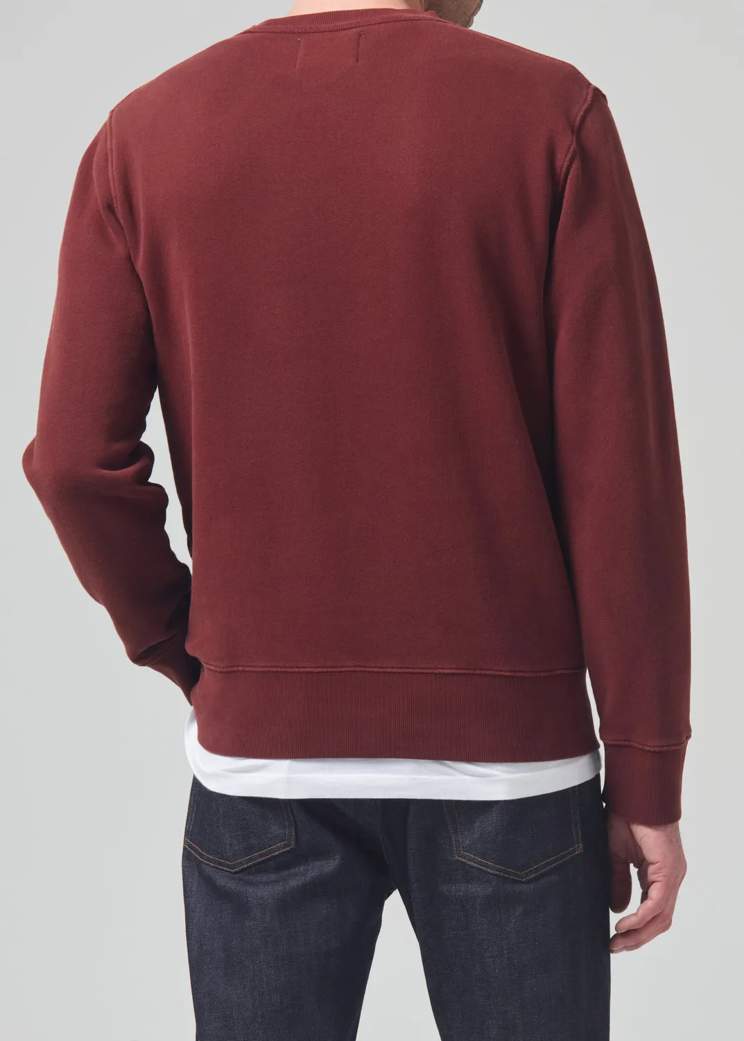 Vintage Crewneck Sweatshirt in Smoked Hazel sold by Citizens Of Humanity product image thumbnail 3