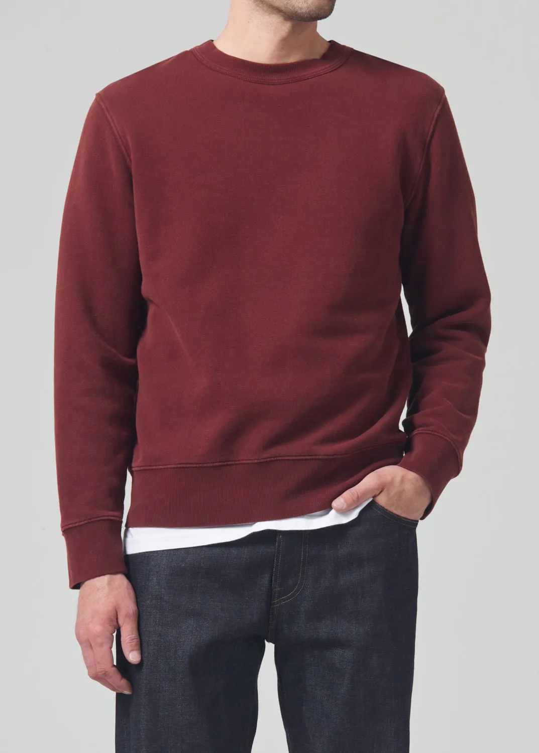 Vintage Crewneck Sweatshirt in Smoked Hazel sold by Citizens Of Humanity product image thumbnail 2