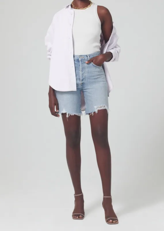 Camilla Frayed Hem Short in Summer Shower made by Citizens Of Humanity
