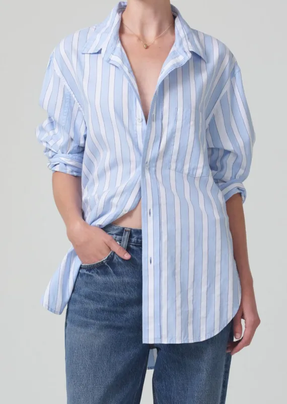 Kayla Shirt in Geneve Stripe sold by Citizens Of Humanity