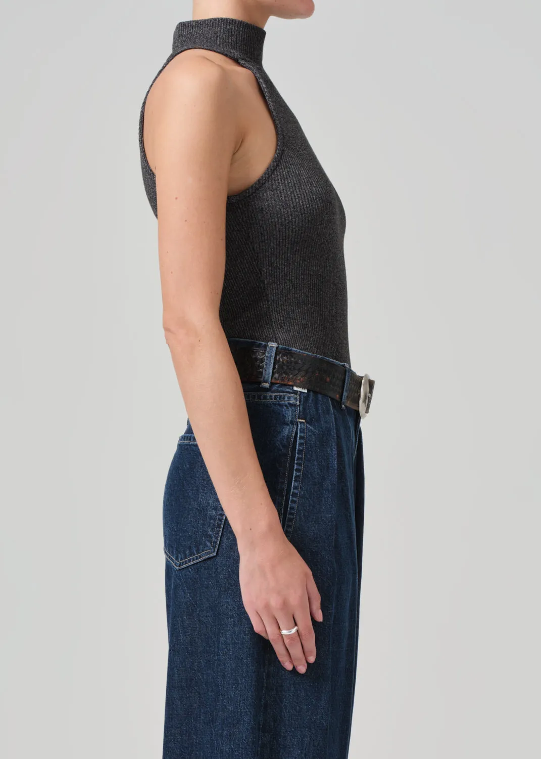 Dani Sleeveless Mock Neck in Black sold by Citizens Of Humanity product image thumbnail 3