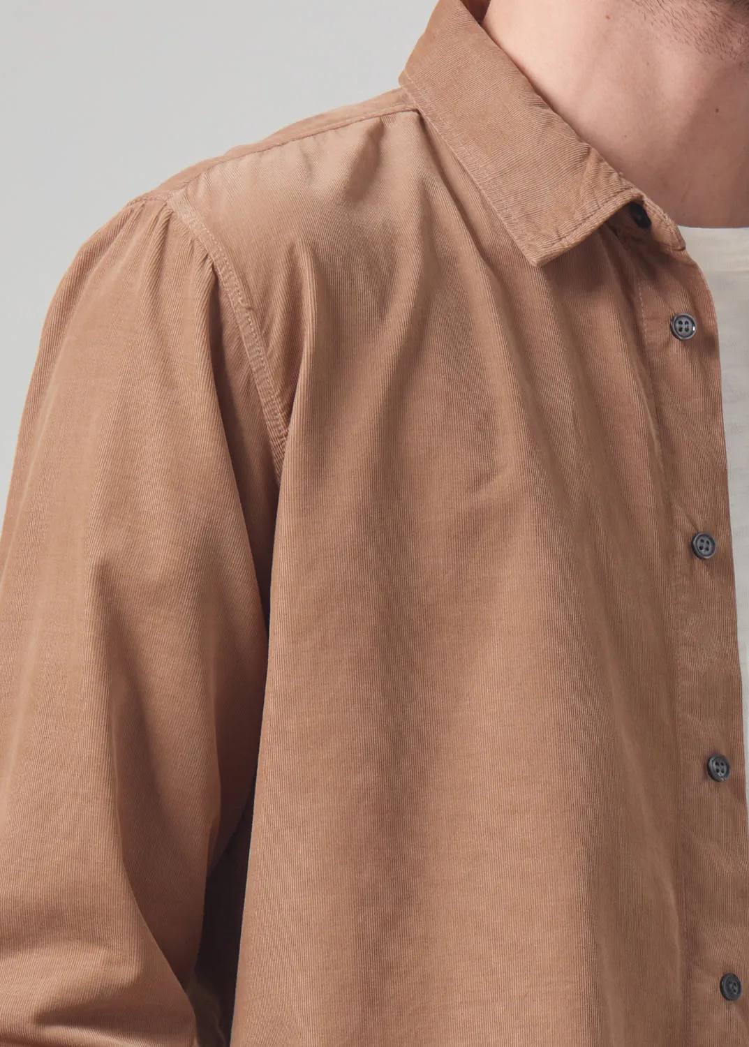Rework Shirt Corduroy in Sahara sold by Citizens Of Humanity product image thumbnail 5