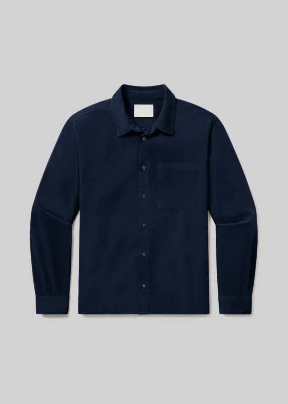 Rework Shirt Corduroy in Navy made by Citizens Of Humanity