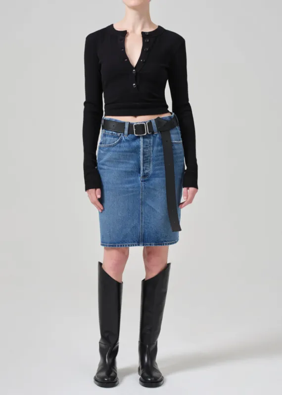 Etta Pencil Skirt in Tirol sold by Citizens Of Humanity