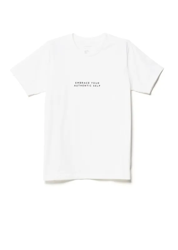 Lisa Donovan of The Pattern Unisex Short Sleeve T-Shirt in White sold by Citizens Of Humanity