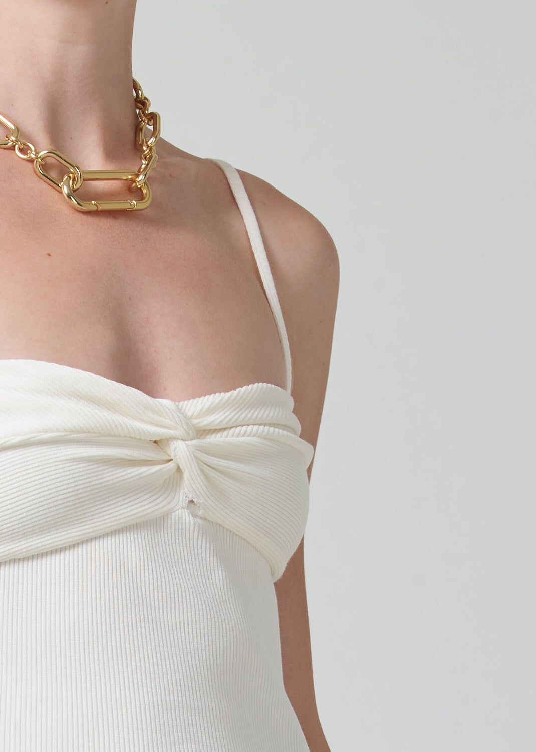 Emi Twist Tank in Milque sold by Citizens Of Humanity product image thumbnail 4