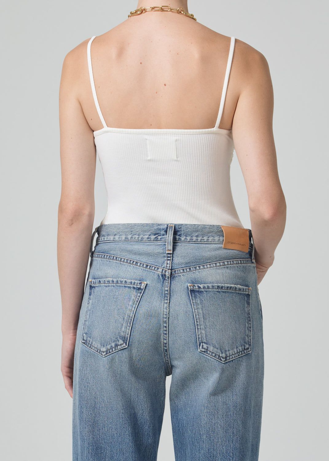 Emi Twist Tank in Milque sold by Citizens Of Humanity product image thumbnail 2