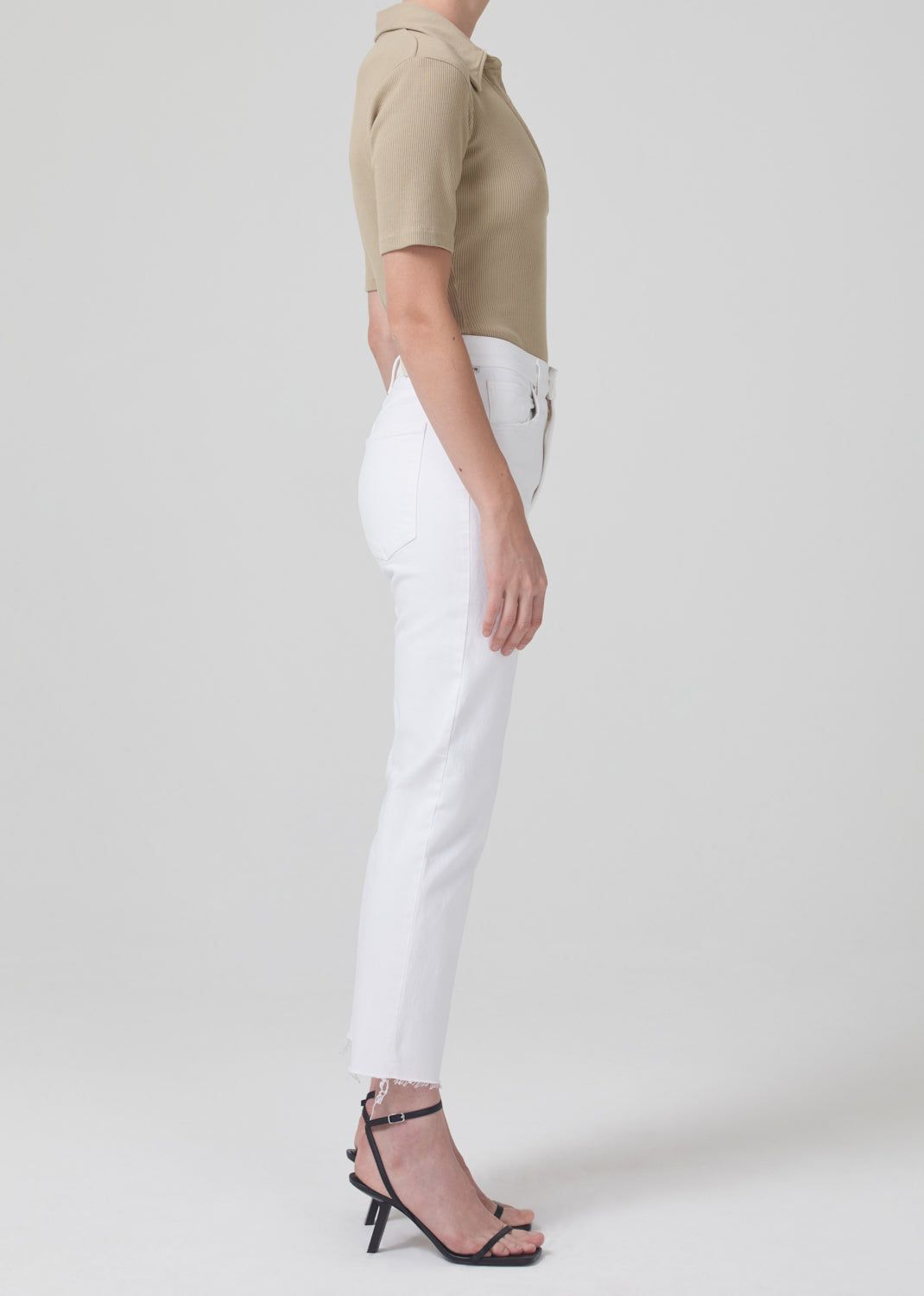 Daphne Crop High Rise Stovepipe in Lucent sold by Citizens Of Humanity product image thumbnail 3