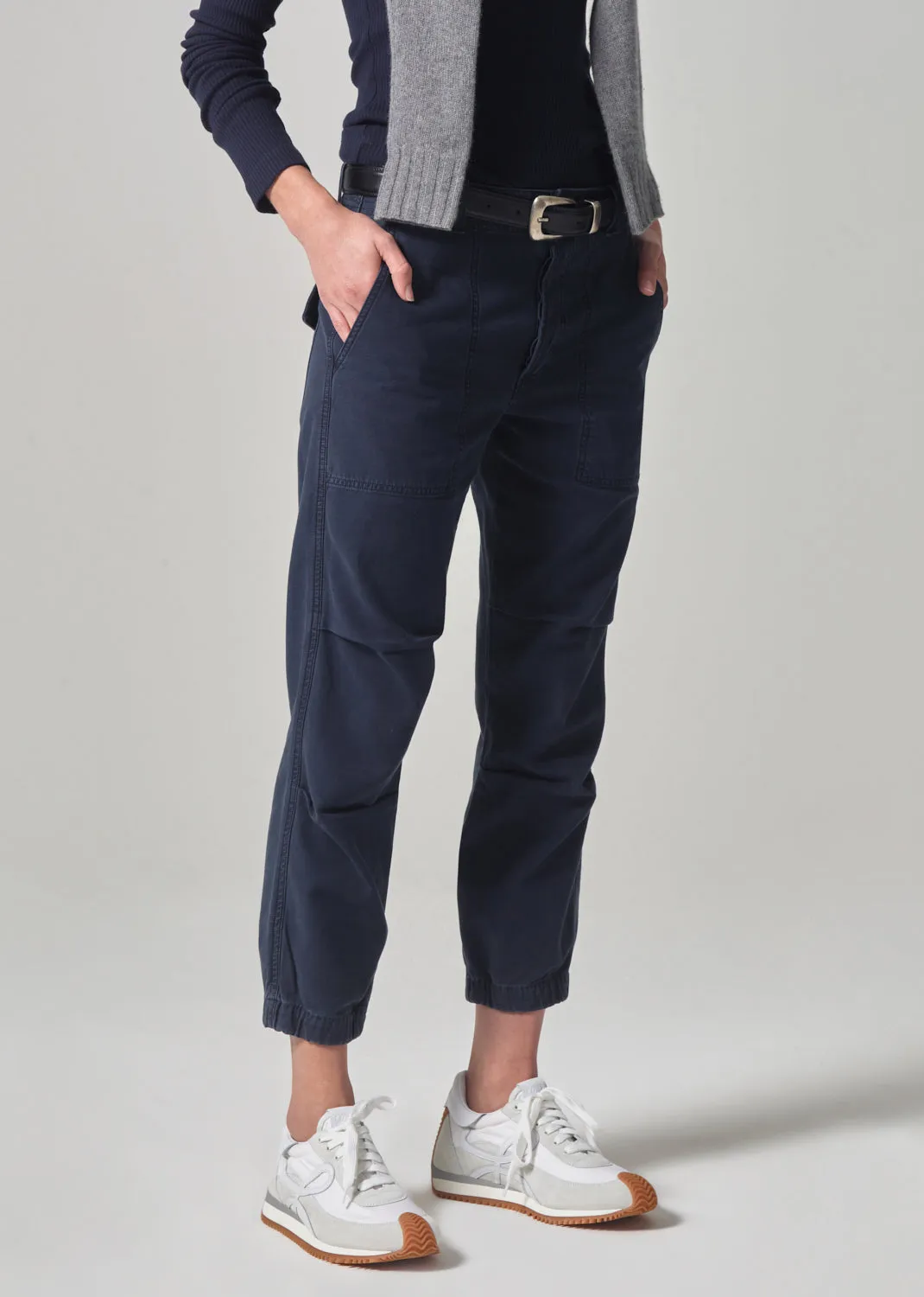 Agni Utility Trouser in Washed Marine sold by Citizens Of Humanity product image thumbnail 4