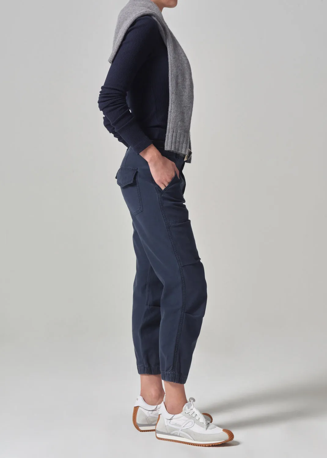 Agni Utility Trouser in Washed Marine sold by Citizens Of Humanity product image thumbnail 3