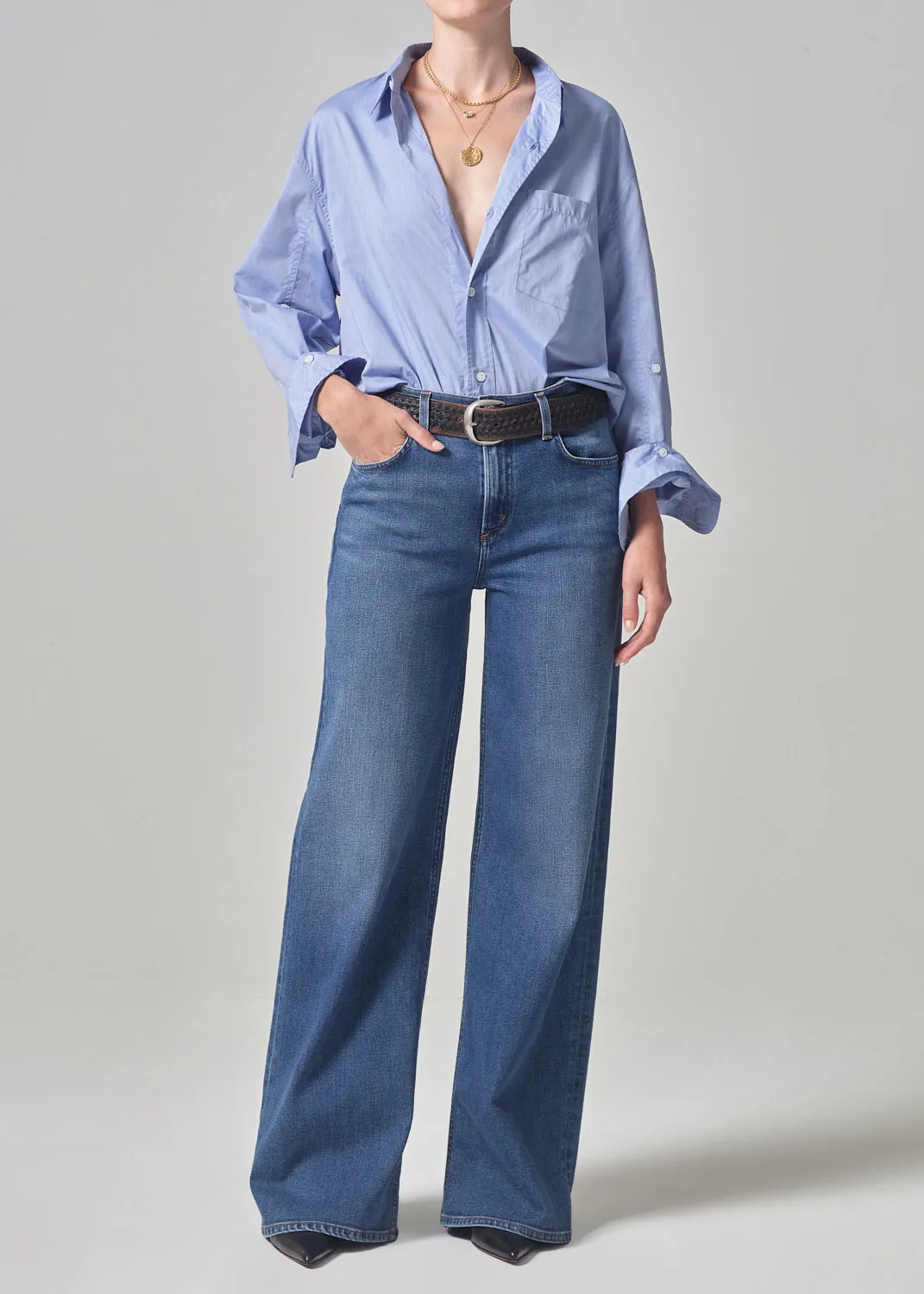 Lolli Mid Rise Baggy in Palazzo sold by Citizens Of Humanity