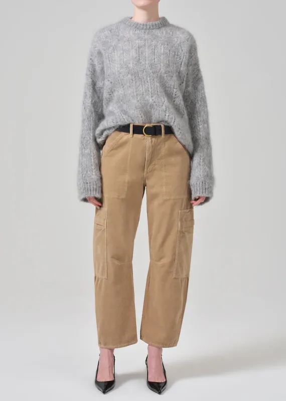 Marcelle Low Slung Easy Cargo Corduroy in Champagne sold by Citizens Of Humanity