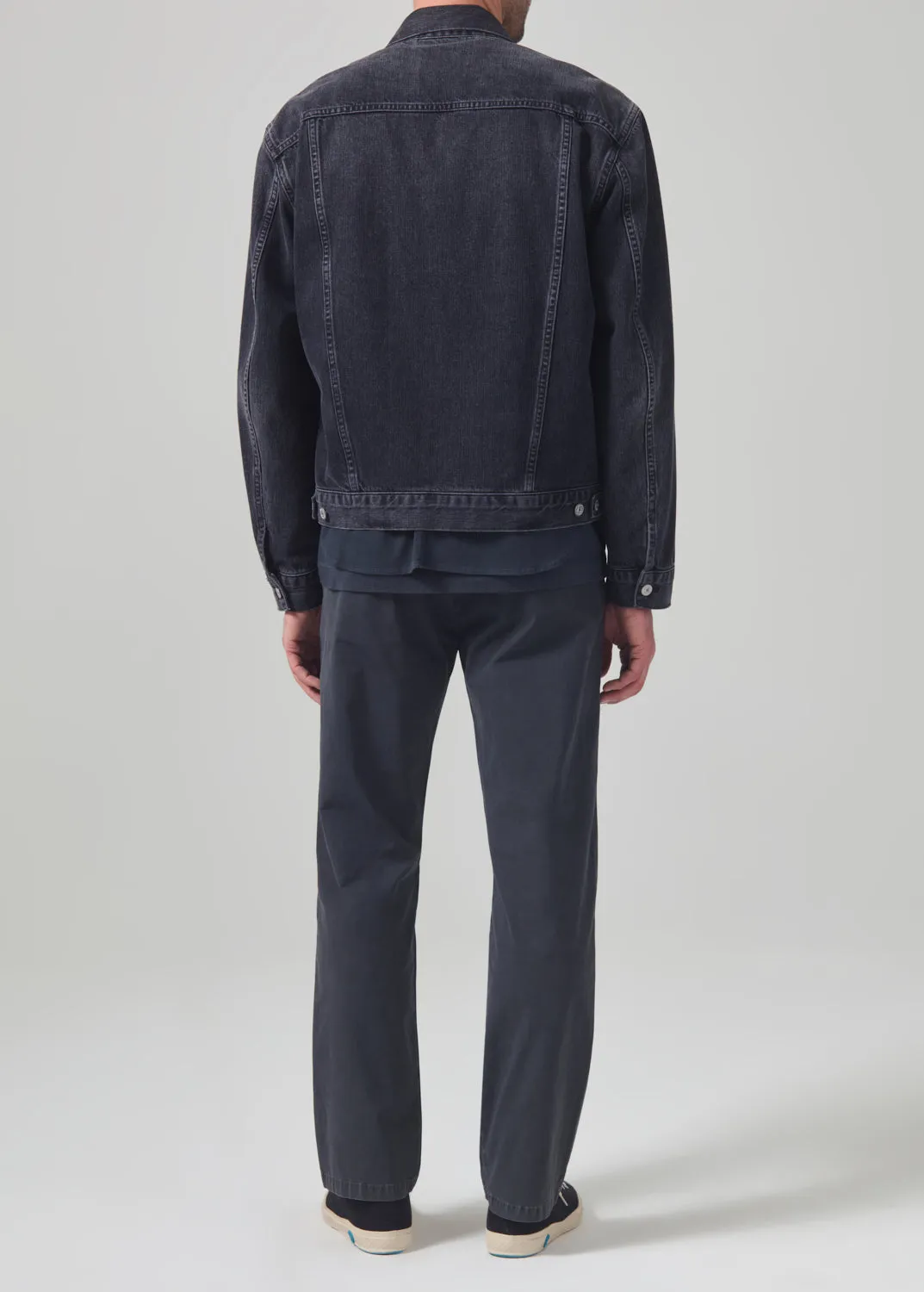 Elijah Straight Parachute Chino in Peppercorn sold by Citizens Of Humanity product image thumbnail 3