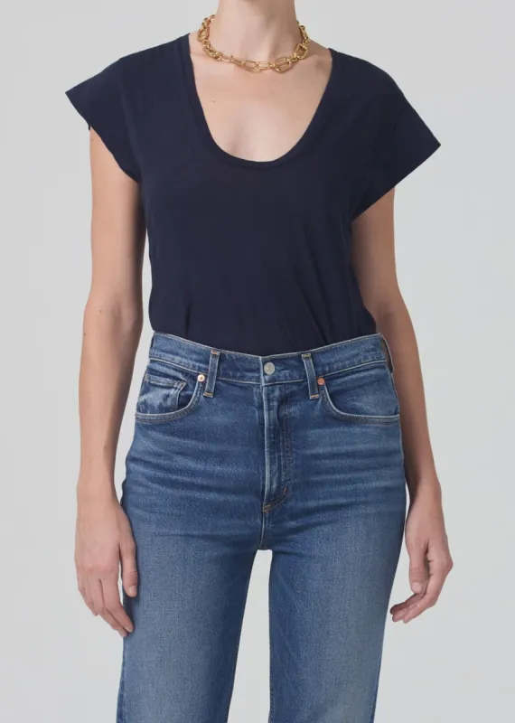 Inessa Tee in Navy sold by Citizens Of Humanity
