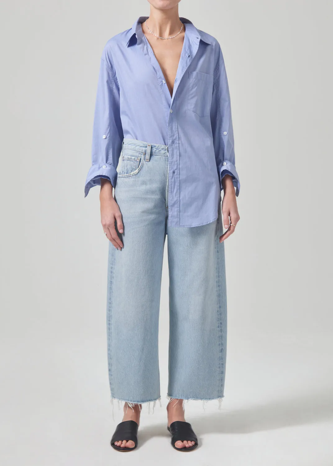 Ayla Raw Hem Crop in Freshwater sold by Citizens Of Humanity