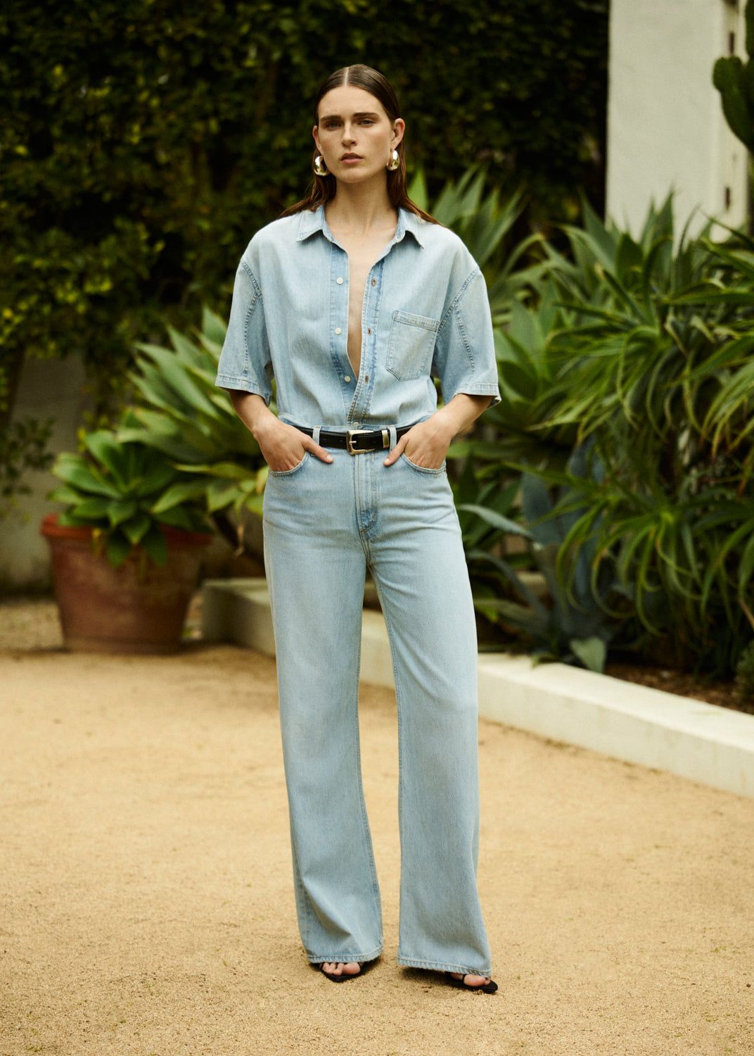 Short Sleeve Kayla Shirt in Wind Chime sold by Citizens Of Humanity product image thumbnail 2