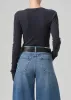 Varra Henley in Charcoal Mineral sold by Citizens Of Humanity