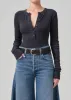 Varra Henley in Charcoal Mineral sold by Citizens Of Humanity