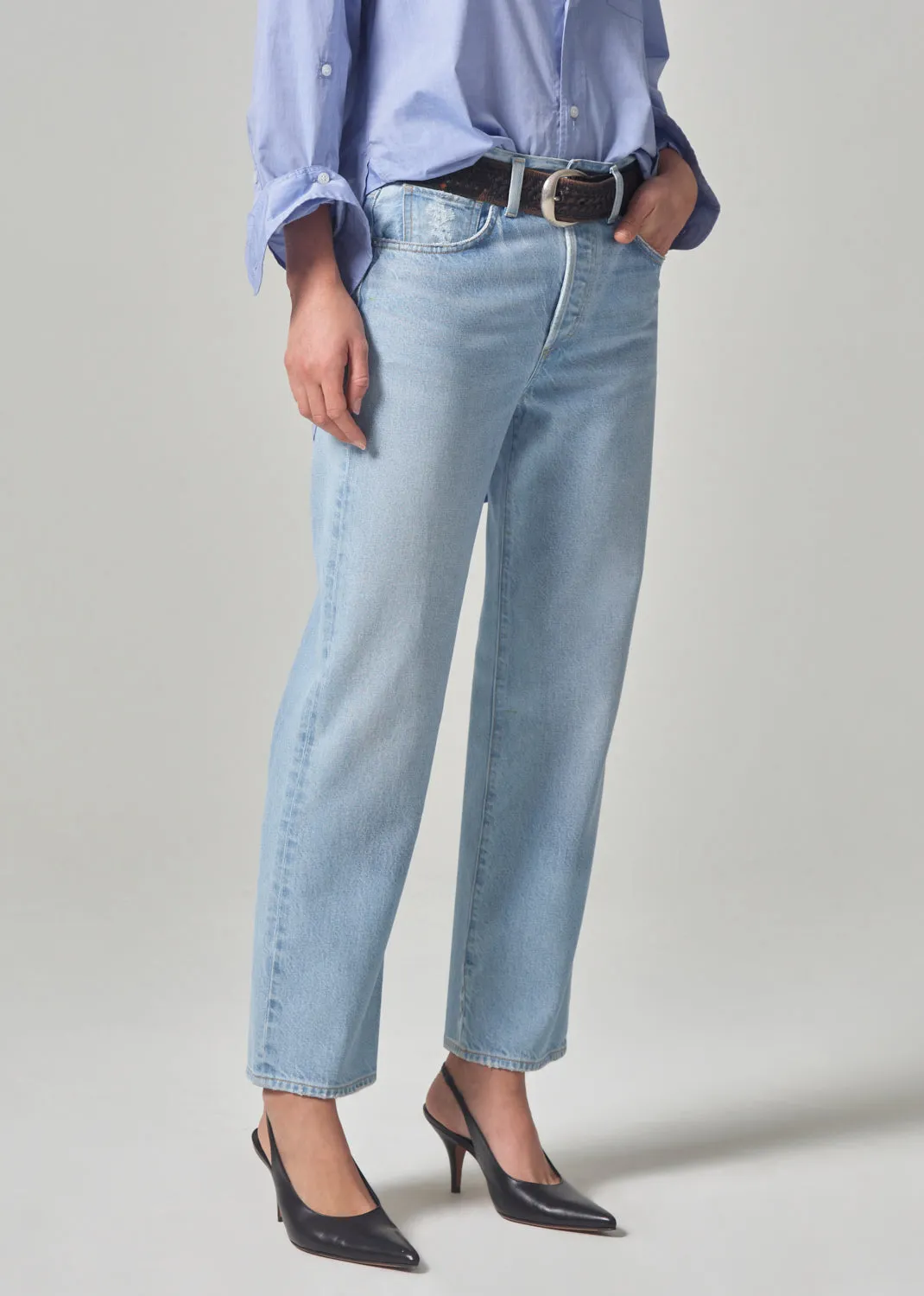 Emery Crop Relaxed Straight in Alemayde sold by Citizens Of Humanity product image thumbnail 4