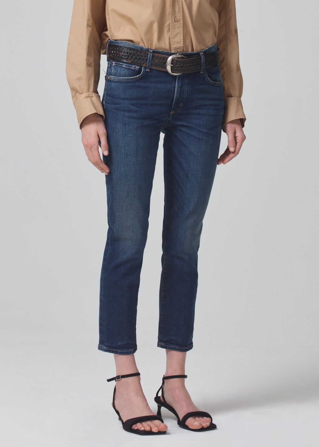 Ella Mid Rise Crop Slim in Sky Lantern sold by Citizens Of Humanity product image thumbnail 4