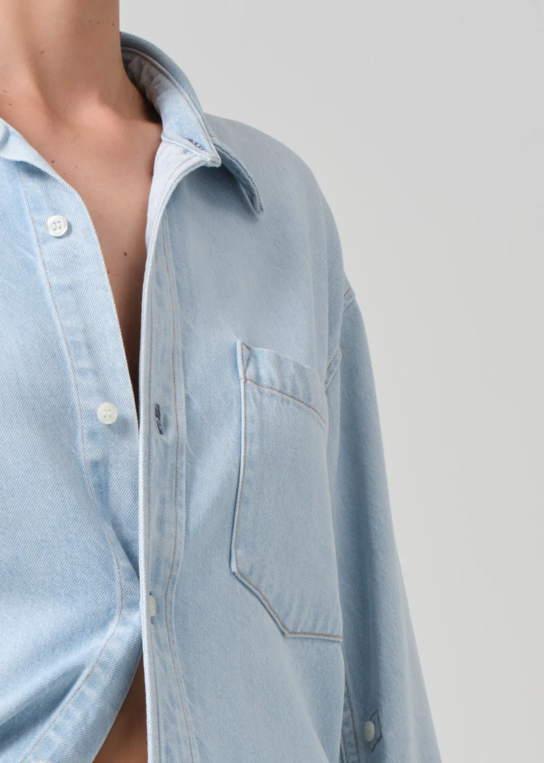 Kayla Shirt in Lune sold by Citizens Of Humanity product image thumbnail 5